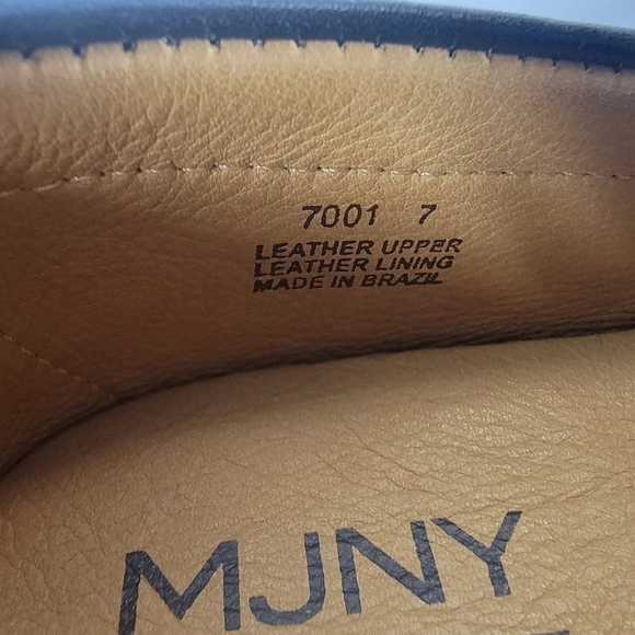 Marc Joseph New York Women's Lake Road Loafer Size 7 Grainy Black Slip On Shoe - Picture 2 of 8